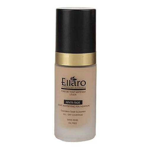 کرم پودر ضد چروک الارو حجم30میلEllaro Anti Age Light Mattifying Foundation