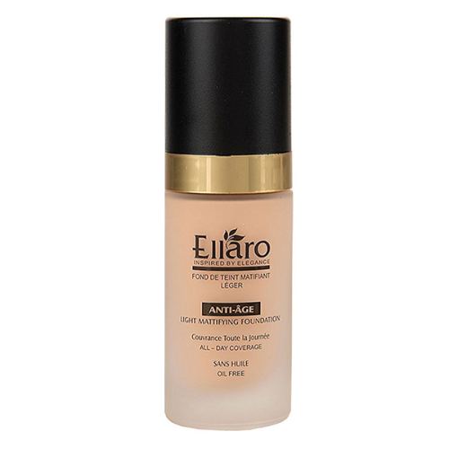 کرم پودر ضد چروک الارو حجم30میلEllaro Anti Age Light Mattifying Foundation