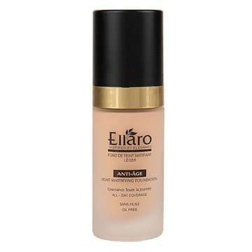 کرم پودر ضد چروک الارو حجم30میلEllaro Anti Age Light Mattifying Foundation