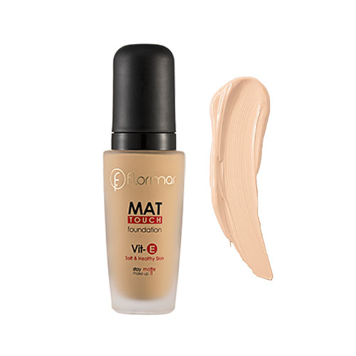 کرم پودر شیشه ای مات فلورمار 30 میلFlormar Mat Touch Foundation