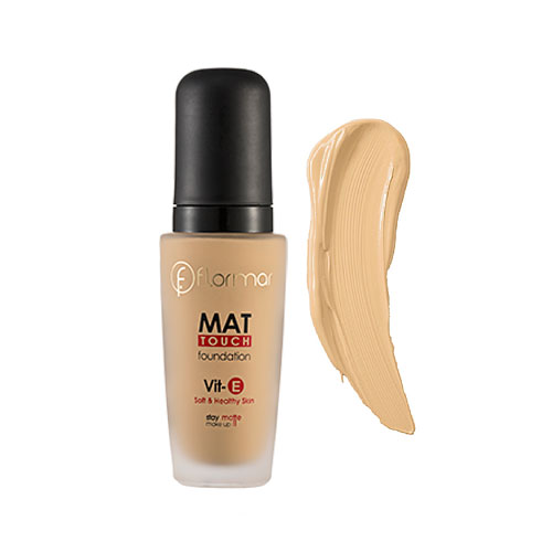 کرم پودر شیشه ای مات فلورمار 30 میلFlormar Mat Touch Foundation
