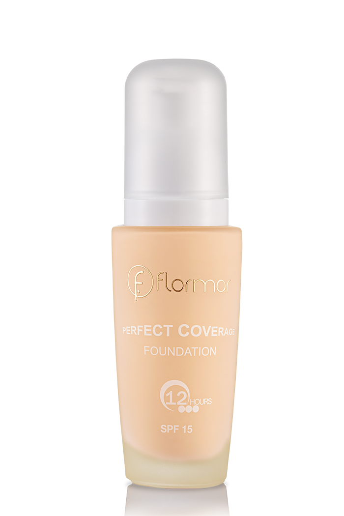 کرم پودر شیشه ای فلورمار 50 میلPerfect Coverage Foundation