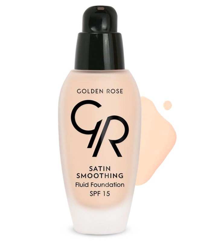 کرم پودر ساتین گلدن رز 15 میلGolden Rose Smoothing Satin Fluid Foundation 022