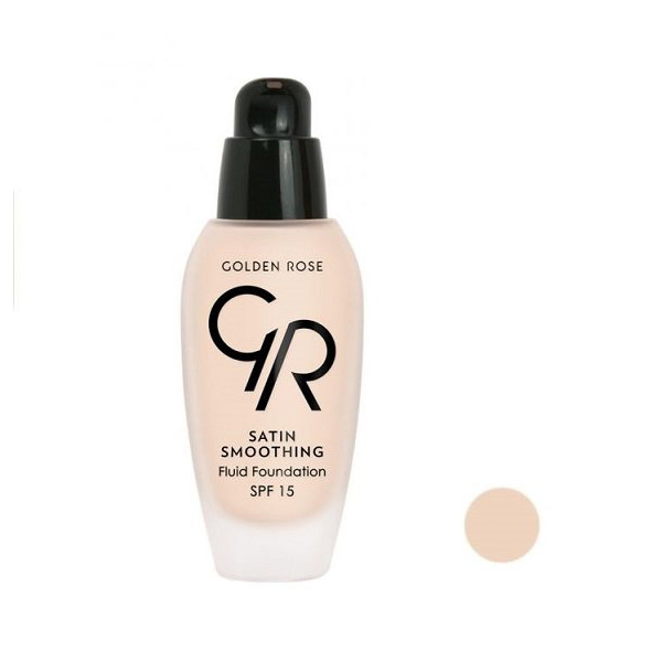 کرم پودر ساتین گلدن رز 15 میلGolden Rose Smoothing Satin Fluid Foundation 024