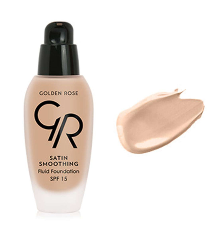 کرم پودر ساتین گلدن رز 15 میلGolden Rose Smoothing Satin Fluid Foundation 029