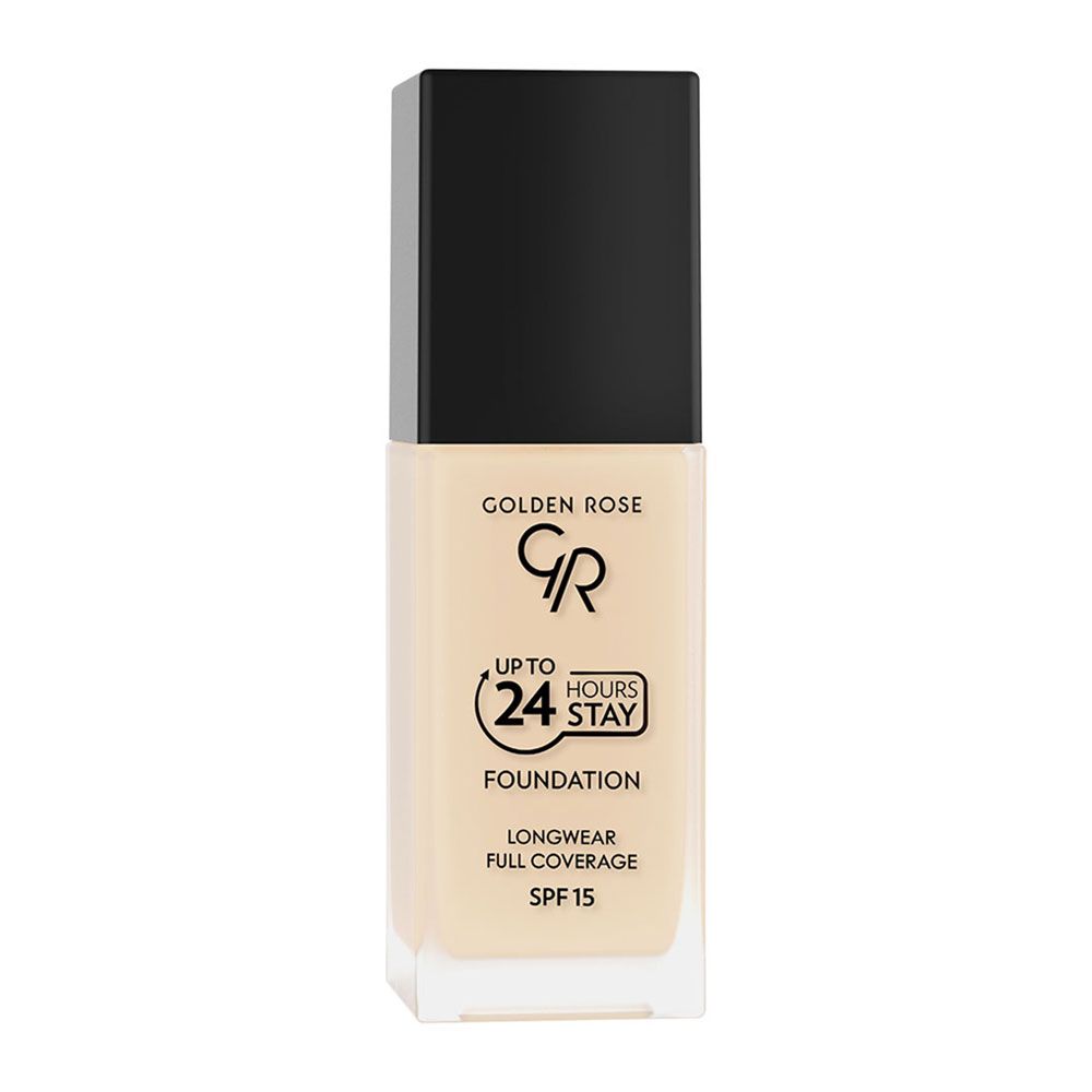 کرم پودر 24 ساعته فول‌کاور گلدن رز 35 میل FOUNDATION LONGWEAR FULL COVERAGE GOLDEN ROSE