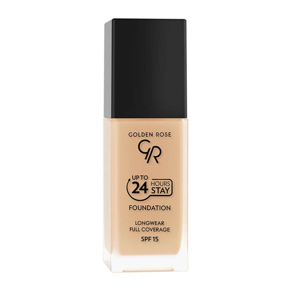 کرم پودر 24 ساعته فول‌کاور گلدن رز 35 میل FOUNDATION LONGWEAR FULL COVERAGE GOLDEN ROSE