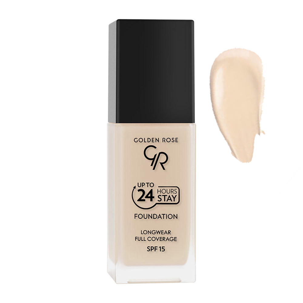 کرم پودر 24 ساعته فول‌کاور گلدن رز 35 میل FOUNDATION LONGWEAR FULL COVERAGE GOLDEN ROSE