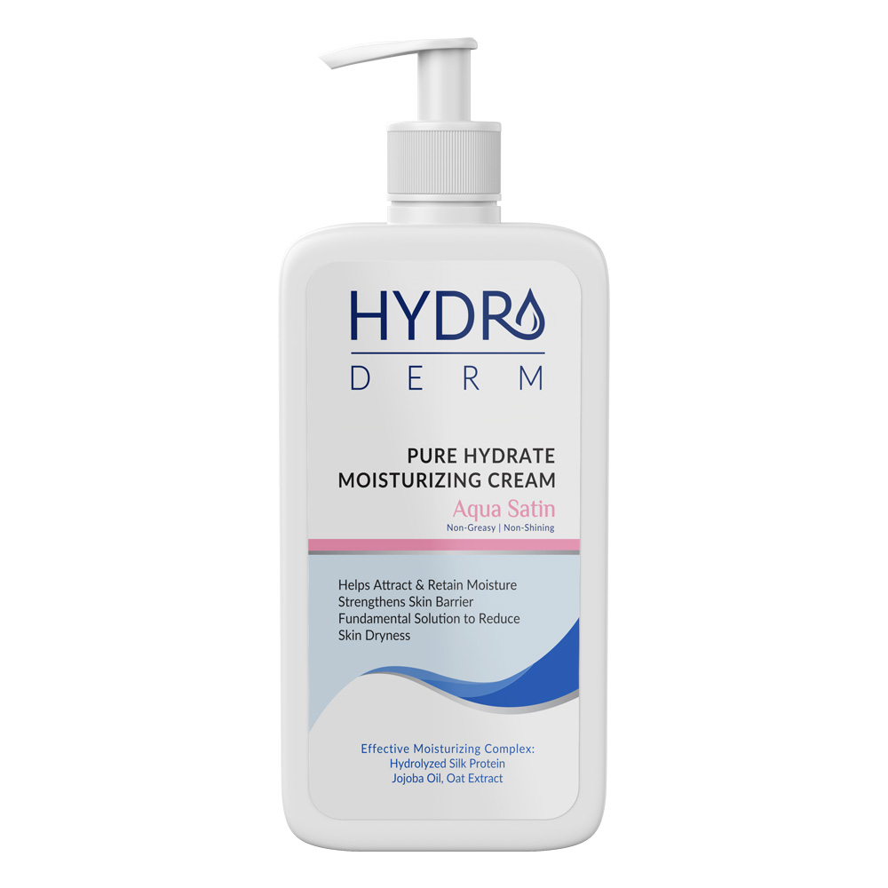 کرم پمپی مرطوب کننده دست و صورت هیدرودرم مدل Aqua Mist حجم 500 میلی لیتر