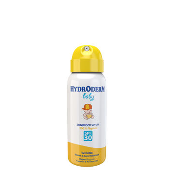 اسپری ضد آفتاب کودک 100 درصد فیزیکال SPF30 هیدرودرم