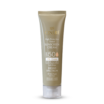 کرم ضد آفتاب رنگی سینره فاقد چربی مناسب انواع پوست SPF50 حجم 50 میل
