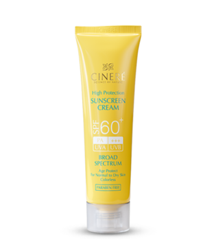 کرم ضد آفتاب +SPF60 بدون رنگ مناسب پوست نرمال تا خشک سینره