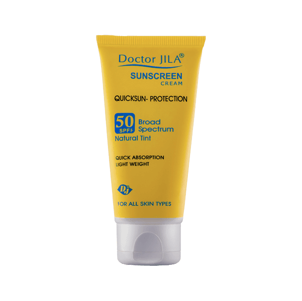 کرم ضد آفتاب رنگی کوئیک سان-پروتکشن SPF50 دکتر ژیلا 50 میل