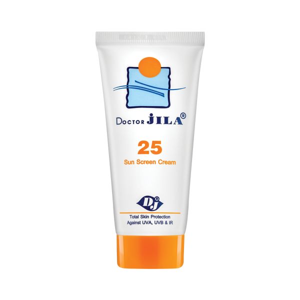 کرم ضد آفتاب بی‌رنگ Spf 25 دکتر ژیلا 60 میل