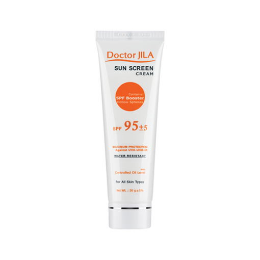کرم ضد آفتاب بی رنگ SPF95 دکتر ژیلا 50 میل