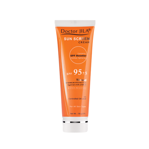 کرم ضد آفتاب ‌رنگی Spf 95 دکتر ژیلا 50 میل