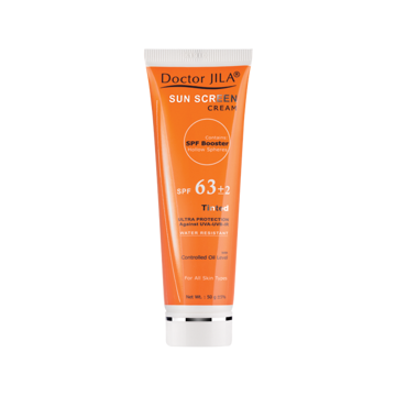 کرم ضد آفتاب رنگی SPF63 دکتر ژیلا 50 میل