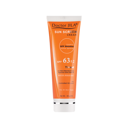 کرم ضد آفتاب رنگی SPF63 دکتر ژیلا 50 میل