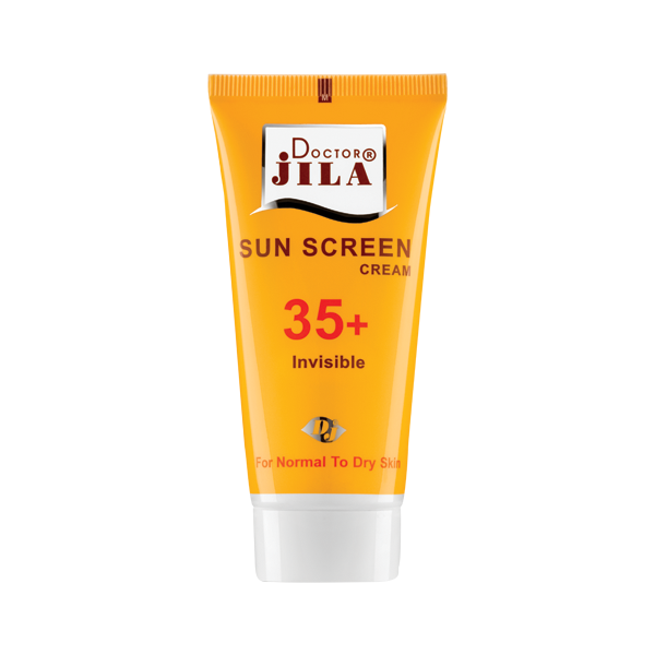 کرم ضد آفتاب بی‌رنگ Spf35 دکتر ژیلا 50 میل