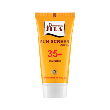 کرم ضد آفتاب بی‌رنگ Spf35 دکتر ژیلا 50 میل