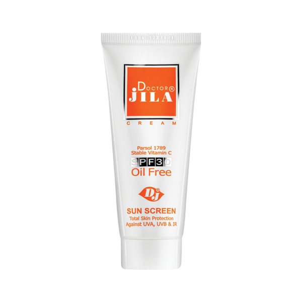 کرم ضد آفتاب بی‌رنگ Spf30 دکتر ژیلا 65 میل