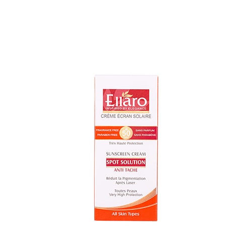 کرم ضد آفتاب ضد لک SPF50 اسپات سولوشن الارو 40 میل