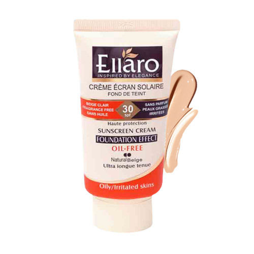 کرم ضد آفتاب SPF 30 رنگی فاقد چربی الارو 40 میل