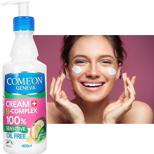 کرم مرطوب کننده پمپی Oil free کامان 400 میل