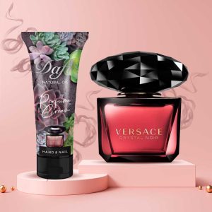کرم مرطوب‌کننده دست و ناخن عطری ورساچه کریستال نویر دافی 75 میل