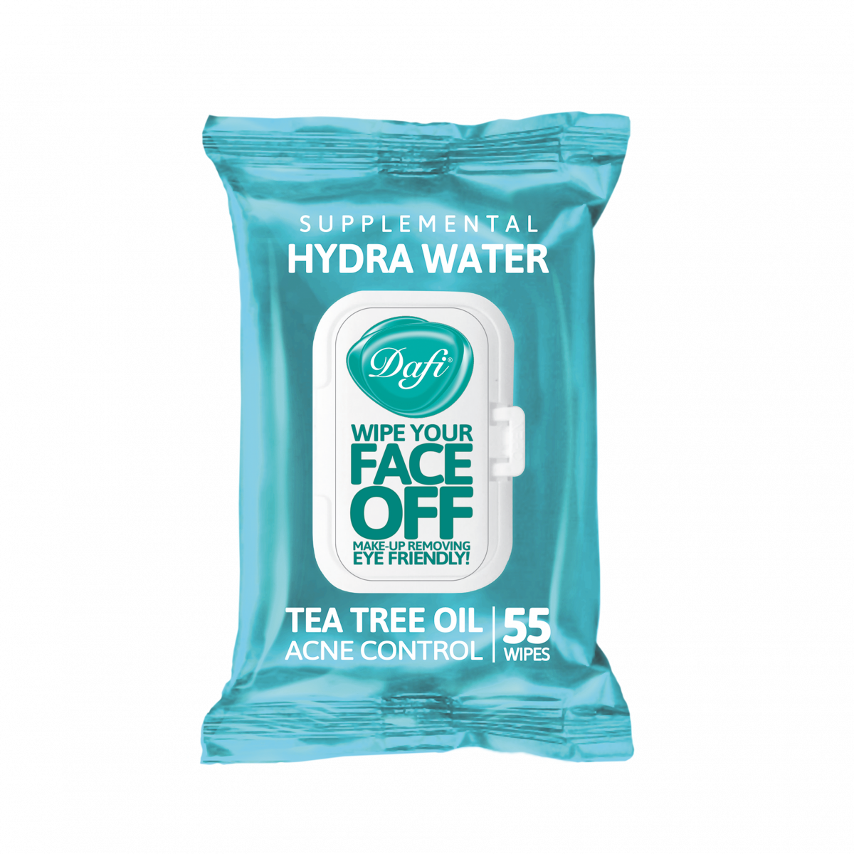 دستمال مرطوب درب دار HYDRA WATER دافی ۵۵ برگی