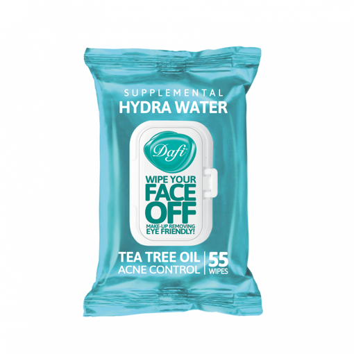دستمال مرطوب درب دار HYDRA WATER دافی ۵۵ برگی
