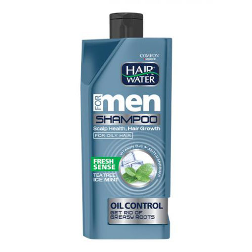شامپو ضد شوره و خنک‌کننده OIL CONTROL مناسب موهای چرب آقایان هیر واتر کامان 410 میل