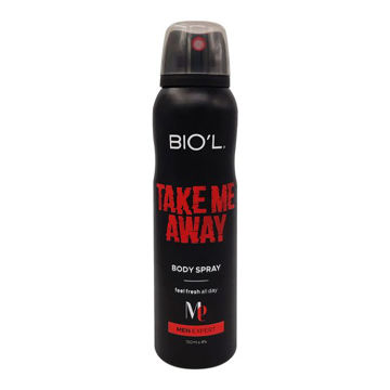 اسپری خوشبو کننده بدن مردانه TAKE ME AWAY بیول 150 میل