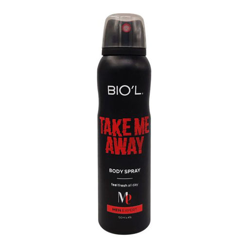 اسپری خوشبو کننده بدن مردانه TAKE ME AWAY بیول 150 میل