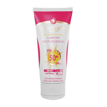 کرم ضد آفتاب ضد چروک SPF50 سان سیف 50 میل