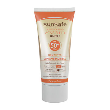 فلوئید ضدآفتاب فاقد چربی +SFP50 سان سیف 50 میل