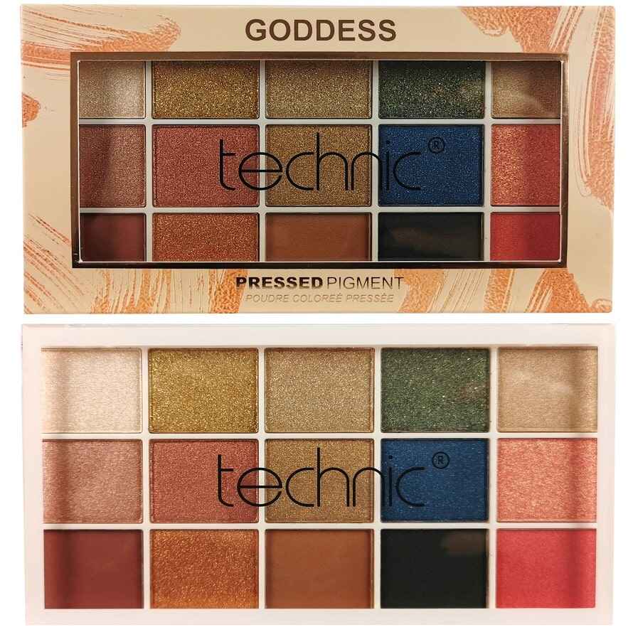 پالت سایه 15 رنگ Goddess تکنیک