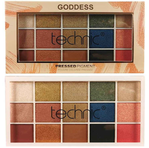 پالت سایه 15 رنگ Goddess تکنیک
