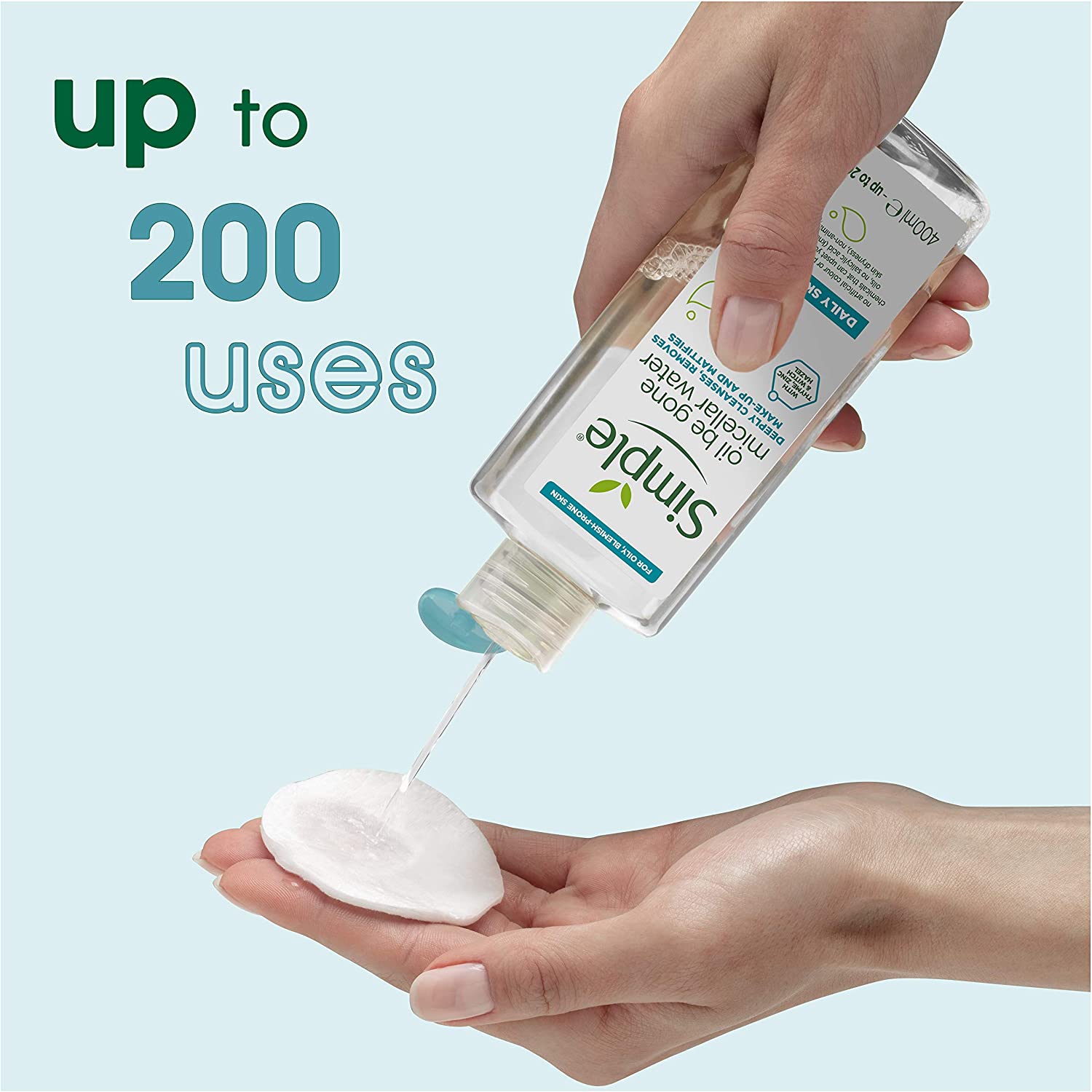 میسلار واتر Daily Skin Detox مناسب پوست چرب و مستعد آکنه سیمپل 400 میل