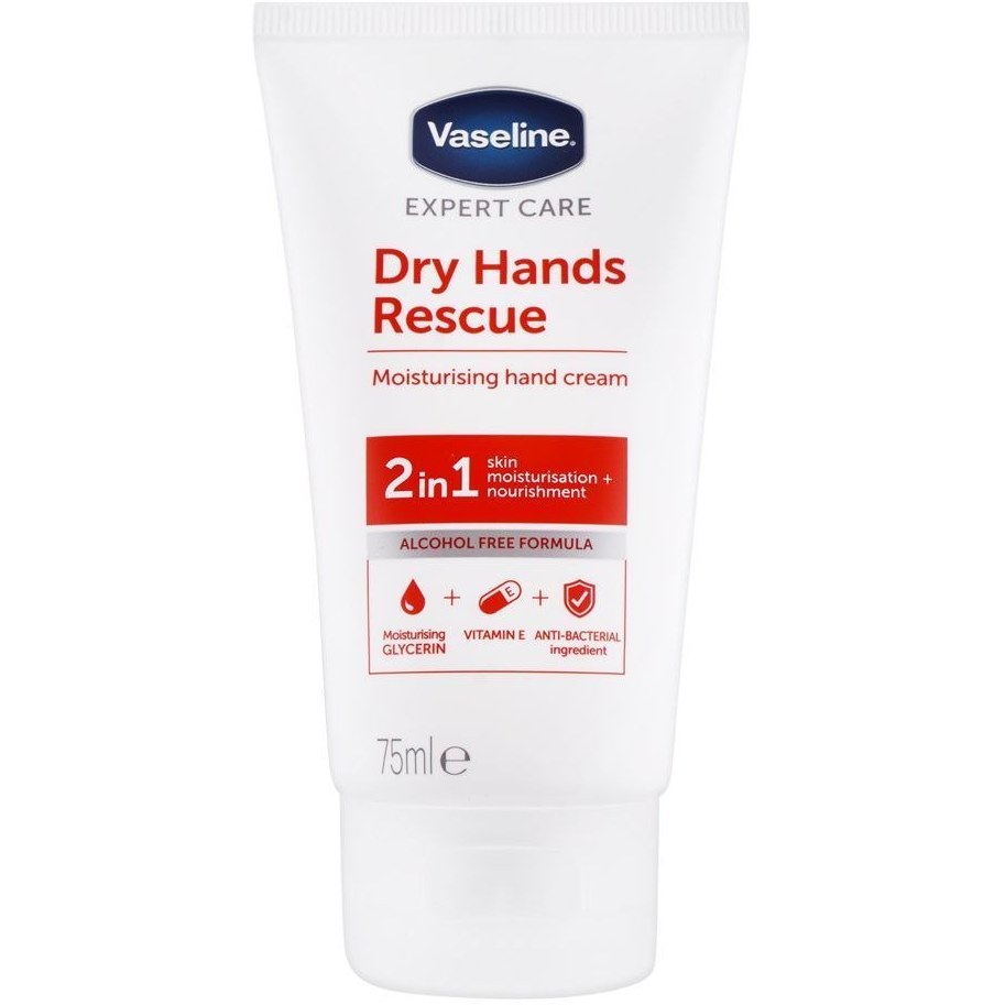 کرم مرطوب کننده دست Dry hands rescue 2 in 1 وازلین 75 میل