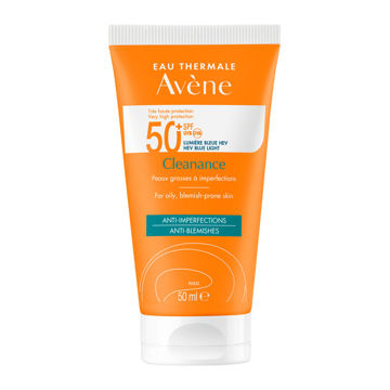 ضد آفتاب بی‌رنگ Cleanance مناسب پوست چرب و مستعد آکنه  +SPF50 اون 50 میل