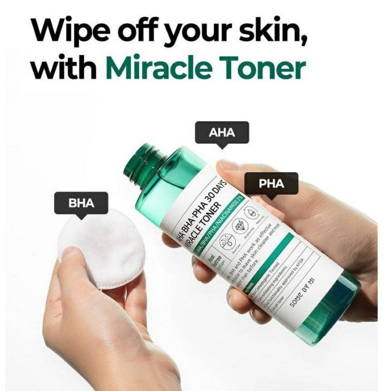 تونر Miracle لایه بردار و ضد جوش مناسب پوست چرب و مختلط سام بای می 150میل