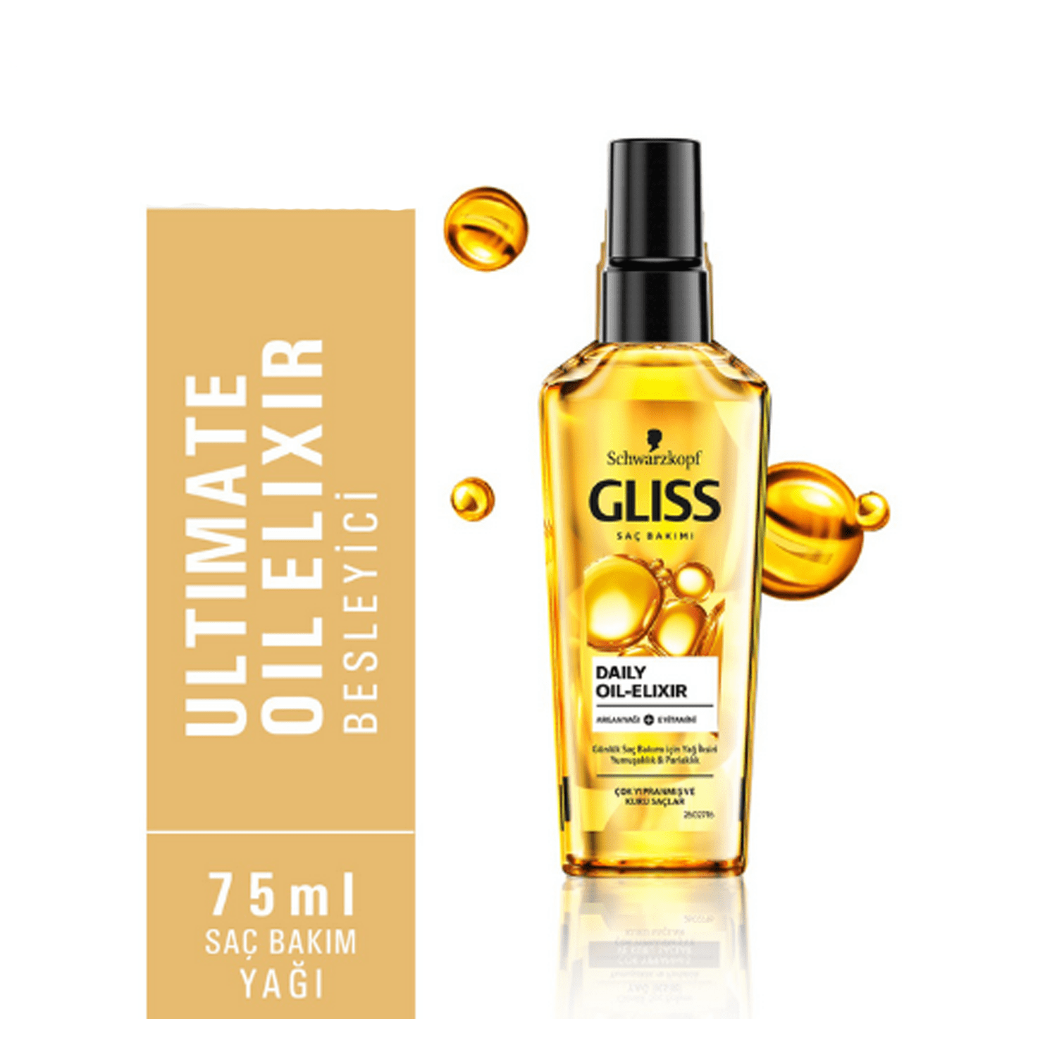 روغن آرگان مو گلیس 75 میل