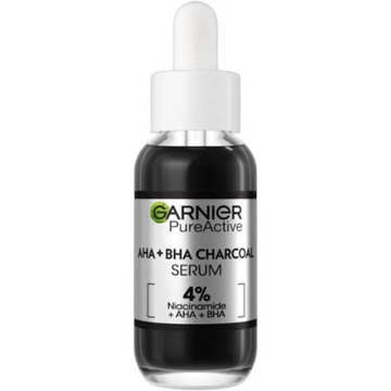 سرم ذغال AHA + BHA رفع کننده عیوب پوست صورت گارنیر 30 میل