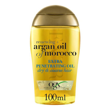 روغن آرگان اکسترا اوجی ایکس OGX ضد وز و موخوره و ترمیم‌کننده قوی مو 100 میل
