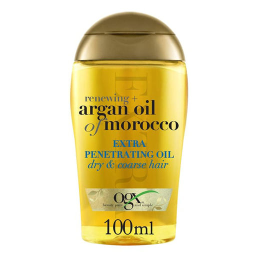 روغن آرگان اکسترا اوجی ایکس OGX ضد وز و موخوره و ترمیم‌کننده قوی مو 100 میل