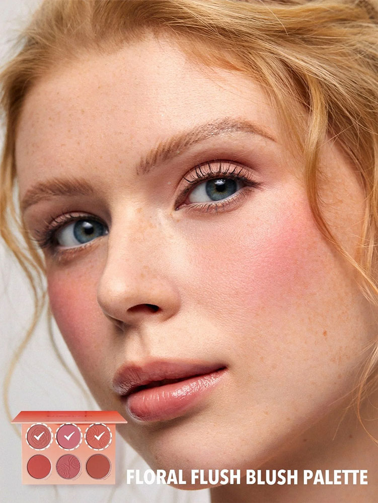 پالت رژگونه 6 رنگ FLORAL FLUSH شیگلم