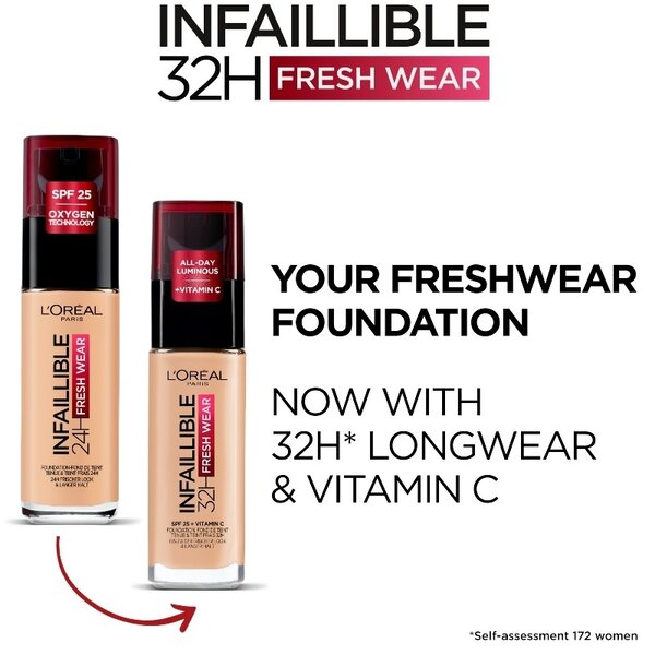 کرم پودرInfaillible fresh wear پمپی 32h لورال