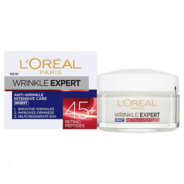 کرم روز ضد چروک و آبرسان بالای 45 سال Wrinkle Expert لورال 50ml