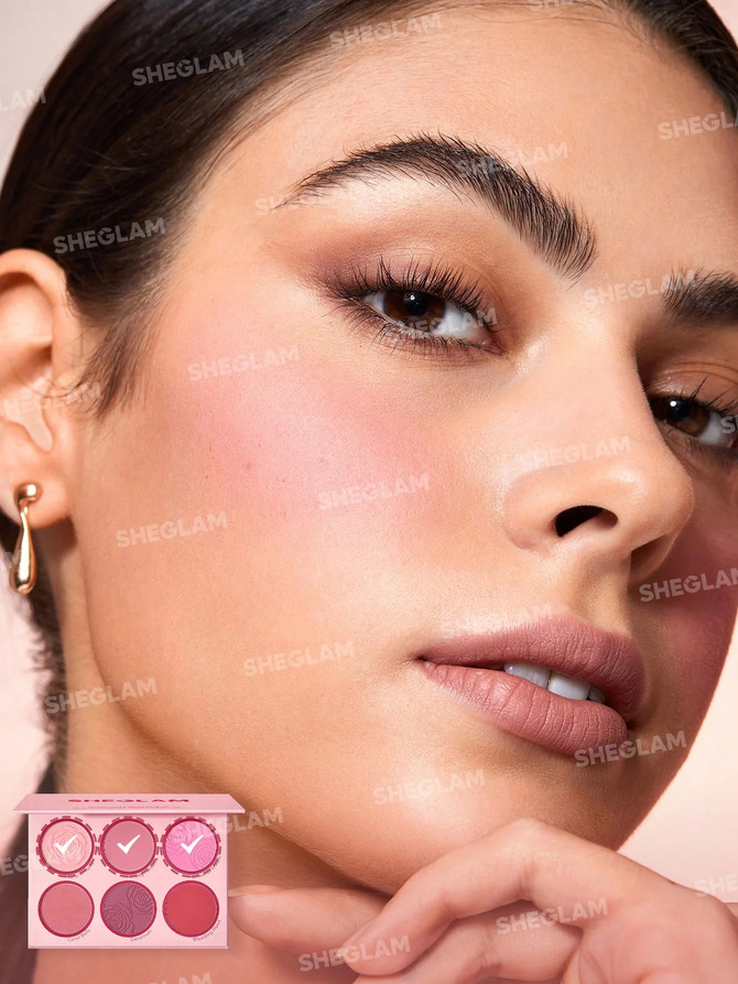 پالت رژگونه 6 رنگ floral flush شیگلم